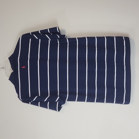 POLO RALPH LAUREN 2016 Ryder Cup Hazeltine Polo Golf Shirt Blue/White YXL - Picture 9 of 11